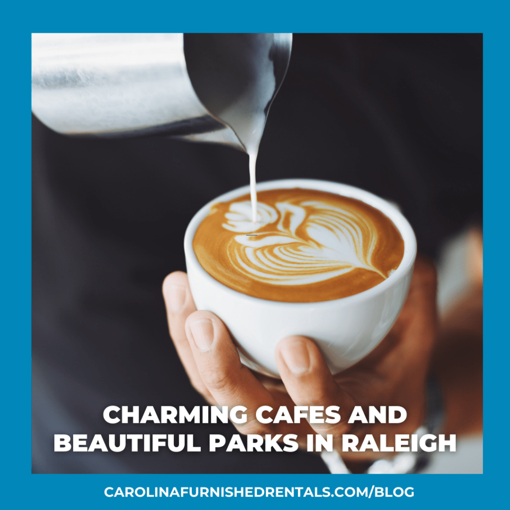 Raleigh charming cafes and parks